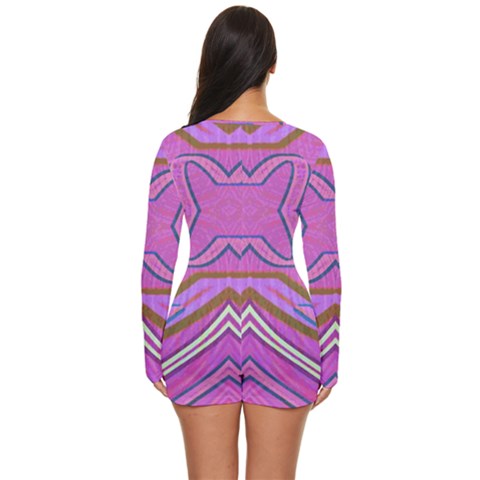 Long Sleeve Boyleg Swimsuit 