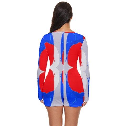 Long Sleeve Boyleg Swimsuit 