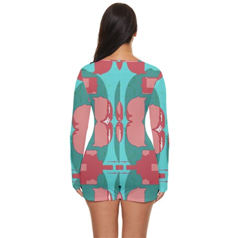 Long Sleeve Boyleg Swimsuit 