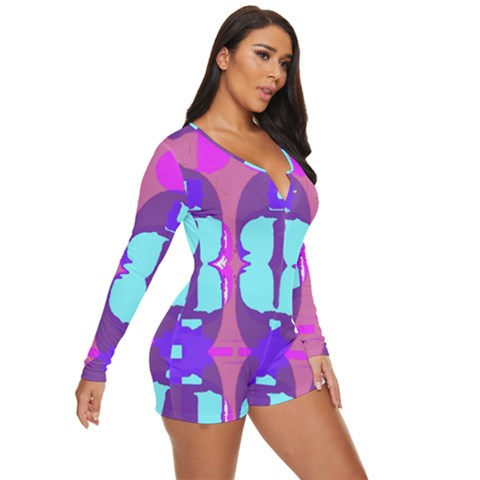 Long Sleeve Boyleg Swimsuit 