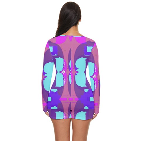 Long Sleeve Boyleg Swimsuit 