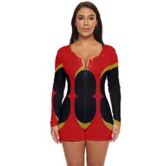 Long Sleeve Boyleg Swimsuit