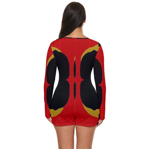 Long Sleeve Boyleg Swimsuit 