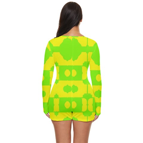 Long Sleeve Boyleg Swimsuit 