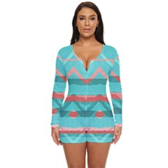 Long Sleeve Boyleg Swimsuit