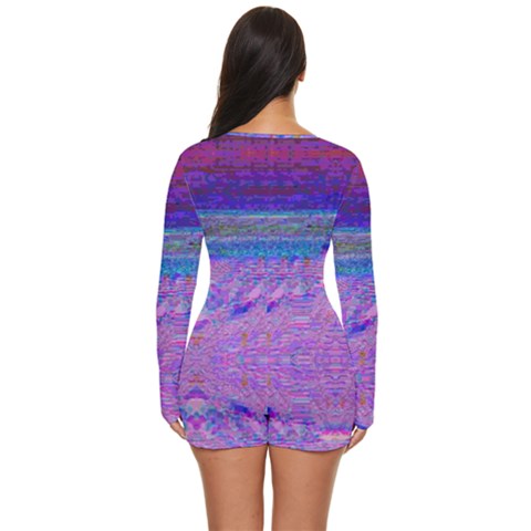 Long Sleeve Boyleg Swimsuit 