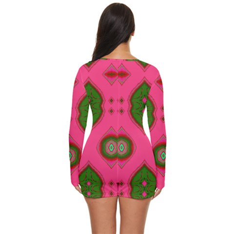 Long Sleeve Boyleg Swimsuit 