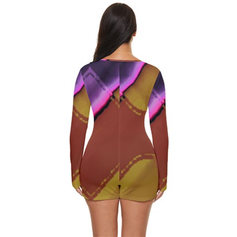 Long Sleeve Boyleg Swimsuit 