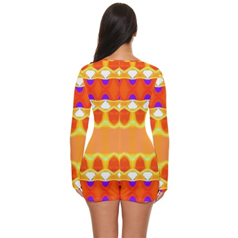 Long Sleeve Boyleg Swimsuit 