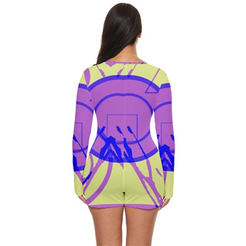 Long Sleeve Boyleg Swimsuit 