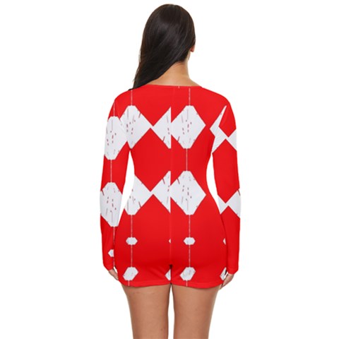 Long Sleeve Boyleg Swimsuit 