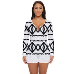 Long Sleeve Boyleg Swimsuit