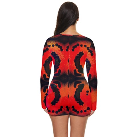 Long Sleeve Boyleg Swimsuit 