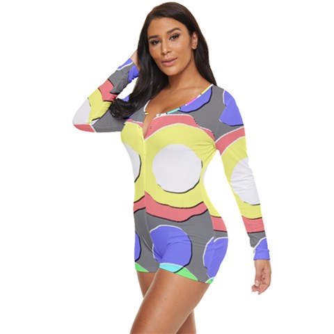 Long Sleeve Boyleg Swimsuit 