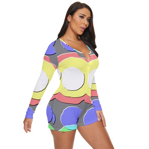 Long Sleeve Boyleg Swimsuit 