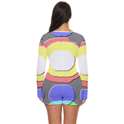 Long Sleeve Boyleg Swimsuit 