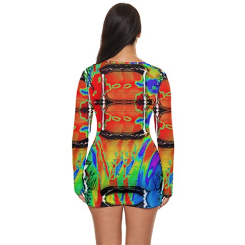 Long Sleeve Boyleg Swimsuit 