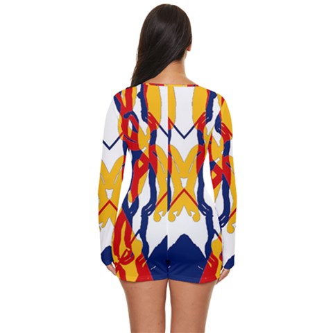 Long Sleeve Boyleg Swimsuit 