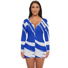 Long Sleeve Boyleg Swimsuit