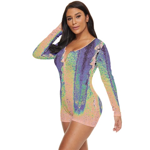 Long Sleeve Boyleg Swimsuit 