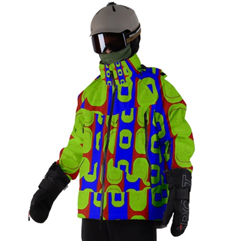 Men s Zip Ski and Snowboard Waterproof Breathable Jacket 