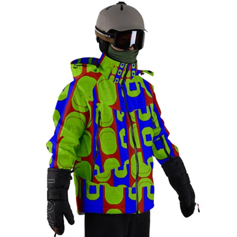 Men s Zip Ski and Snowboard Waterproof Breathable Jacket 