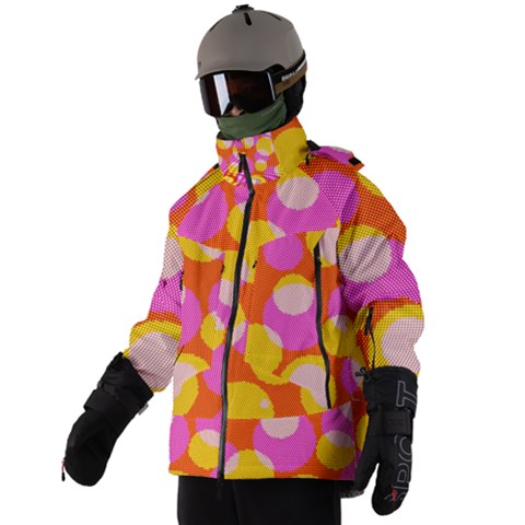 Men s Zip Ski and Snowboard Waterproof Breathable Jacket 