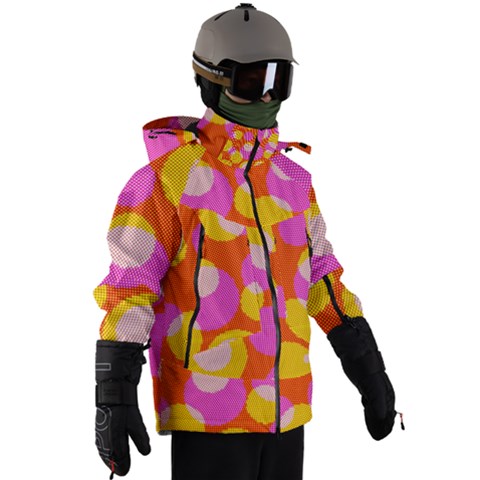 Men s Zip Ski and Snowboard Waterproof Breathable Jacket 