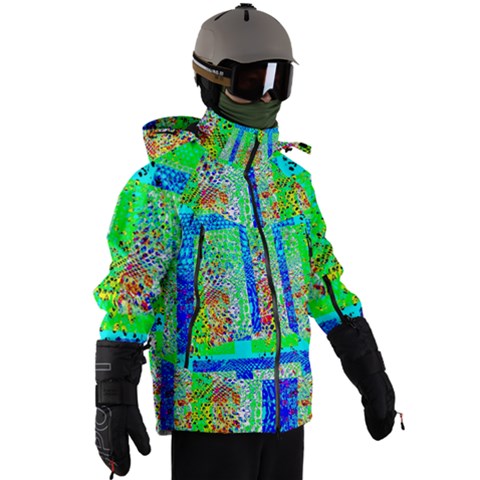 Men s Zip Ski and Snowboard Waterproof Breathable Jacket 