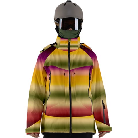 Men s Zip Ski and Snowboard Waterproof Breathable Jacket 