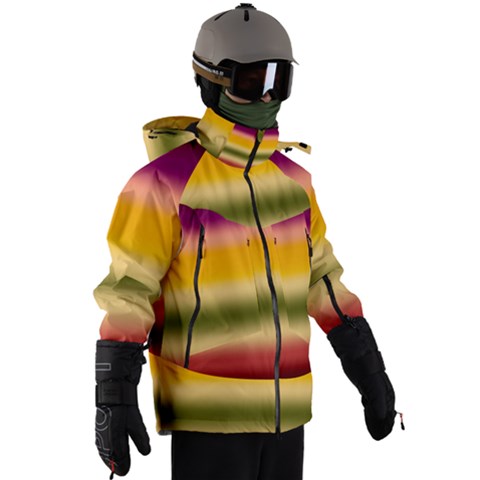 Men s Zip Ski and Snowboard Waterproof Breathable Jacket 