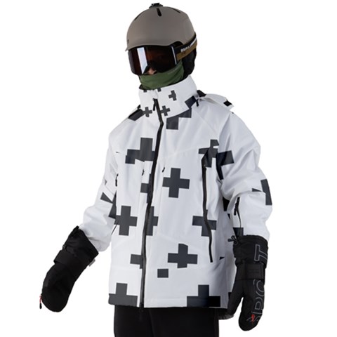 Men s Zip Ski and Snowboard Waterproof Breathable Jacket 