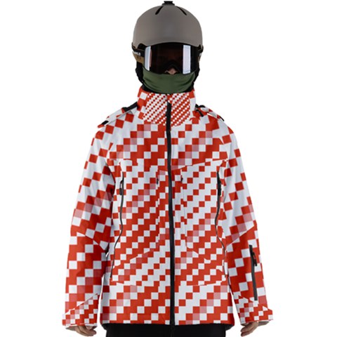 Men s Zip Ski and Snowboard Waterproof Breathable Jacket 