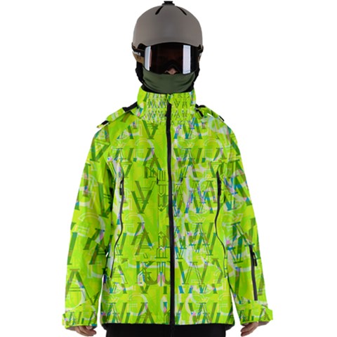 Men s Zip Ski and Snowboard Waterproof Breathable Jacket 