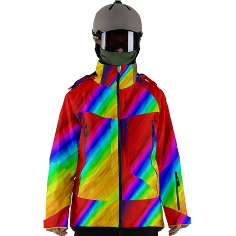 Men s Zip Ski and Snowboard Waterproof Breathable Jacket 