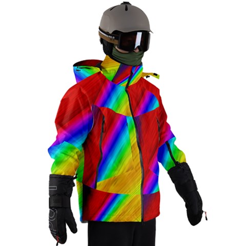 Men s Zip Ski and Snowboard Waterproof Breathable Jacket 