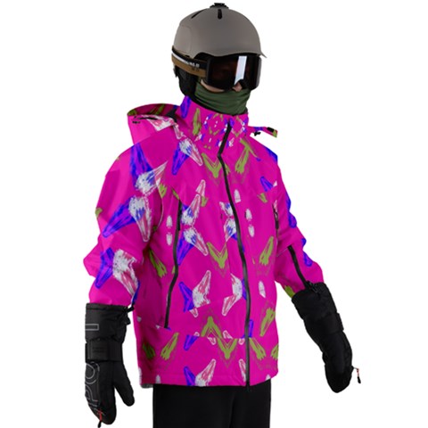 Men s Zip Ski and Snowboard Waterproof Breathable Jacket 