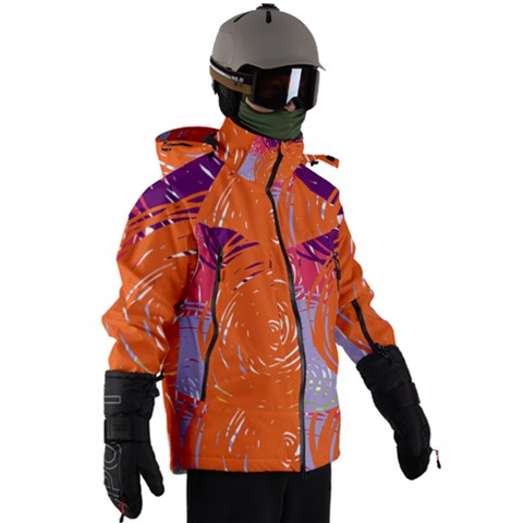 Men s Zip Ski and Snowboard Waterproof Breathable Jacket 