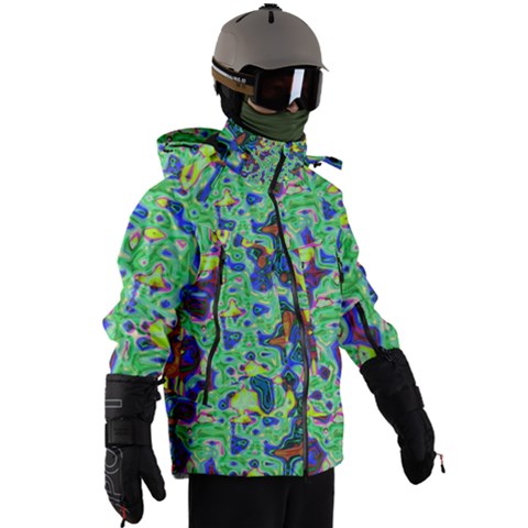 Men s Zip Ski and Snowboard Waterproof Breathable Jacket 