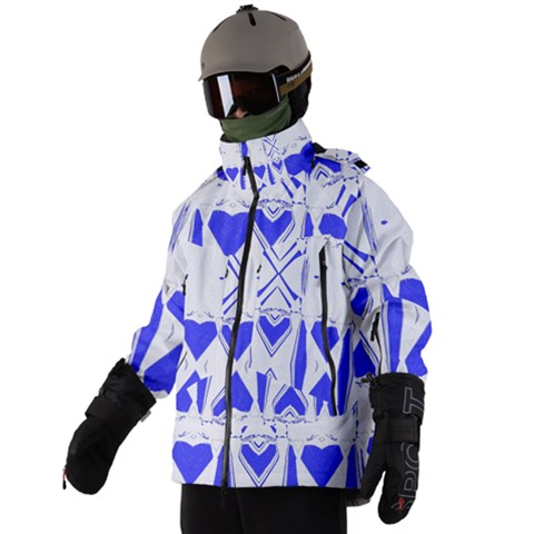 Men s Zip Ski and Snowboard Waterproof Breathable Jacket 