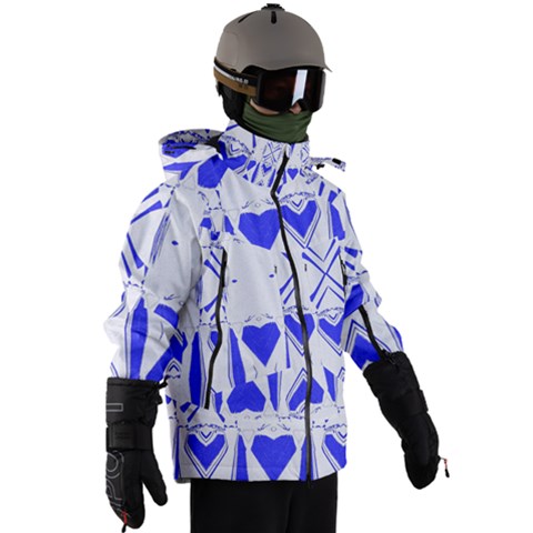 Men s Zip Ski and Snowboard Waterproof Breathable Jacket 