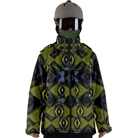 Men s Zip Ski and Snowboard Waterproof Breathable Jacket 