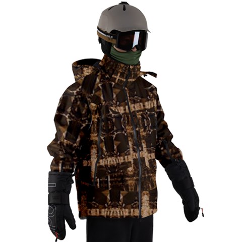 Men s Zip Ski and Snowboard Waterproof Breathable Jacket 