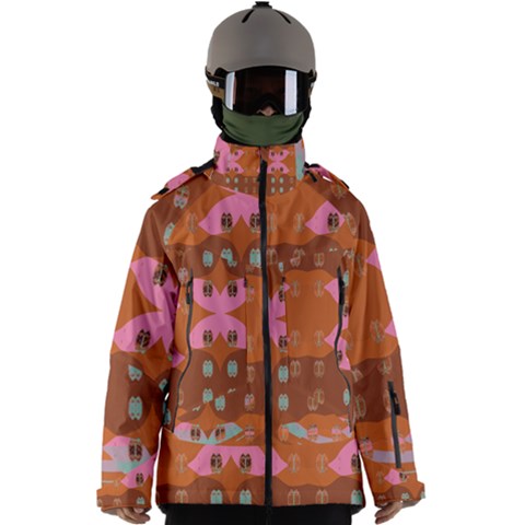 Men s Zip Ski and Snowboard Waterproof Breathable Jacket 