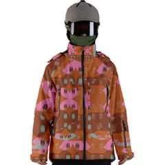 Men s Zip Ski and Snowboard Waterproof Breathable Jacket