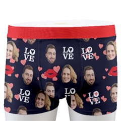 Personalized Couple Photo Many Face Head Boxer - Men s Boxer Briefs