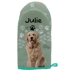 Personalized Pet Footprint Photo Microwave Oven Glove