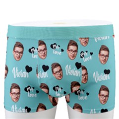 Personalized Photo Many Face Head Name Boxer
