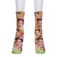 Personalized Pizza Photo Sock - Crew Socks