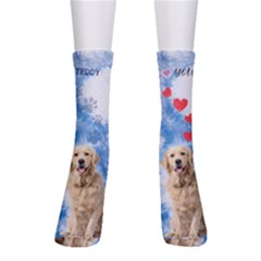 Personalized Tie Dye With Pet Photo Sock - Crew Socks